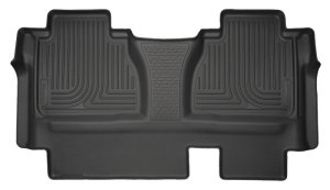Toyota Tundra Floor Mats - Rear - Husky Liners - Weatherbeater - Black - `14-`15
